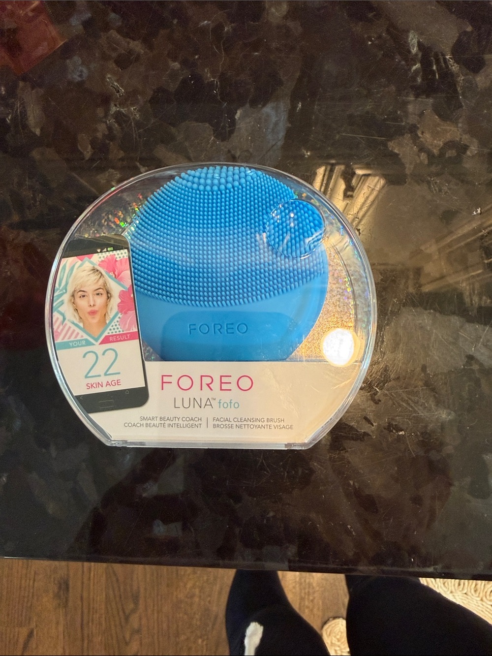 FOREO LUNA fofo Facial Cleansing Brush in Blue brand new sealed